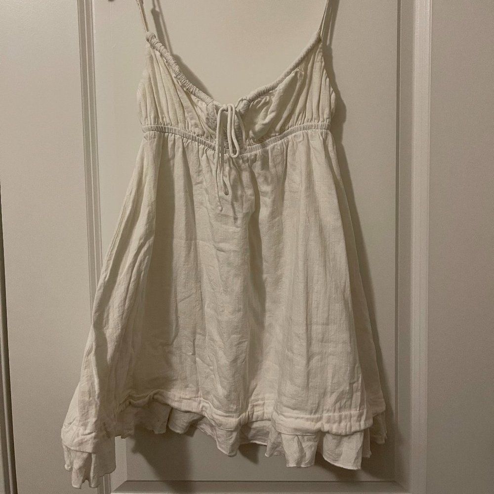Princess Polly Empress of Love Mini Dress Size US 2 White